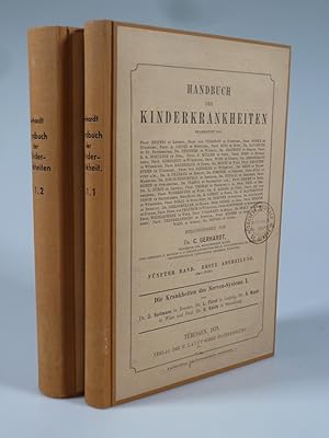 Bild des Verkufers fr Handbuch der Kinderkrankheiten Band 5.11 u. 5.1.2 Die Krankheiten des Nervensystems. zum Verkauf von Antiquariat Dorner