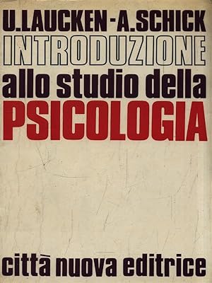 Bild des Verkufers fr Introduzione allo studio della psicologia zum Verkauf von Librodifaccia