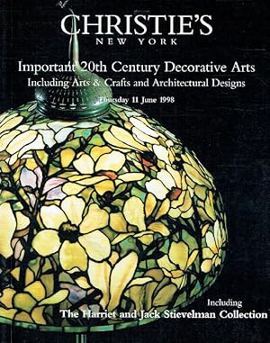 Christies June 1998 Important 20th C Decorative Arts - Stievelman Collection
