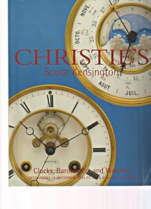 Christies 2003 Clocks, Barometers and Watches