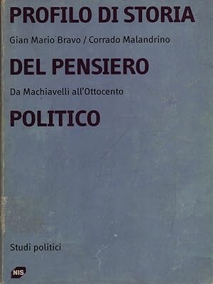 Bild des Verkufers fr Profilo di storia del pensiero politico zum Verkauf von Librodifaccia