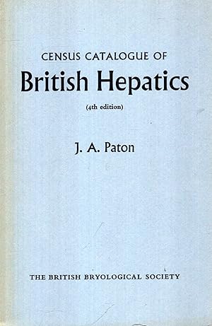 Seller image for Census Catalogue of British Hepatics (Interleaved) for sale by Pendleburys - the bookshop in the hills