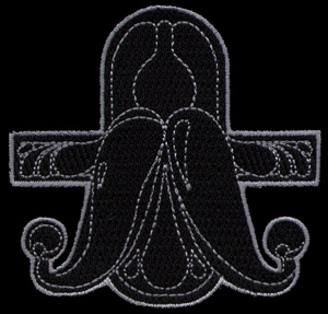 Bild des Verkufers fr The Cremaster Cycle : Stylized Fleur de Lis Field Emblem Patch zum Verkauf von Specific Object / David Platzker