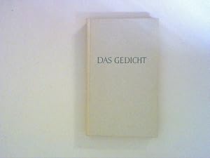 Bild des Verkufers fr Das Gedicht. Jahrbuch zeitgenssischer Lyrik. Zweite Folge 1955/56 zum Verkauf von ANTIQUARIAT FRDEBUCH Inh.Michael Simon