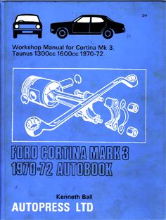 Ford Cortina Mark 3 1970 - 1972 Autobook