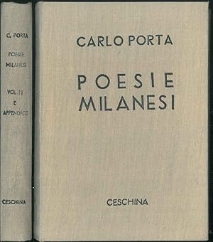 Poesie milanesi. Raccolta completa a cura di S. Pagani.