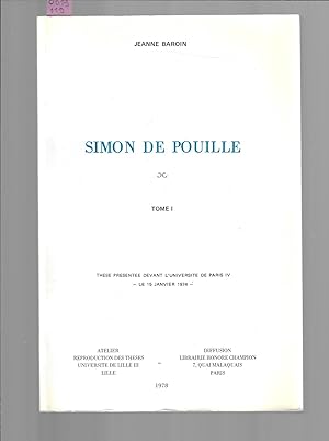 Seller image for SIMON DE POUILLE for sale by Bouquinerie Le Fouineur