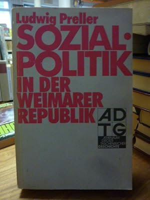 Seller image for Sozialpolitik in der Weimarer Republik, for sale by Antiquariat Orban & Streu GbR