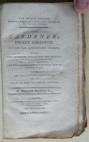The gardeners pocket-calendar on a new plan, alphabetically arranged. With the necessary directio...