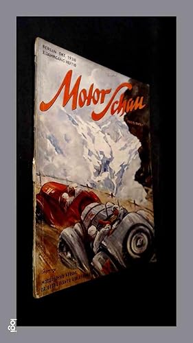 Motorschau - Monatsschrift fur motorisierung und kraftfahrt - Heft 10 okt. 1938