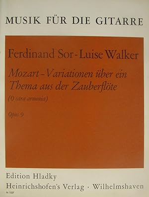 Bild des Verkufers fr Mozart - Variationen ber ein Thema aus der Zauberflte (O cara armonia). Opus 9., zum Verkauf von Versandantiquariat Hbald