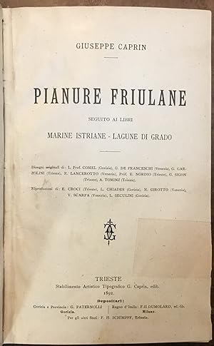 Pianure Friulane. Seguito ai libri Marine Istriane e Lagune di Grado