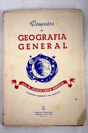 Imagen del vendedor de Elementos de geografa general a la venta por Alcan Libros