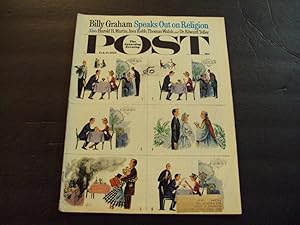 Saturday Evening Post Feb 17 1962 Billy Graham, Edward Teller, Inez Robb