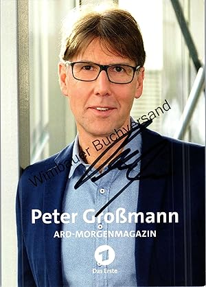 Bild des Verkufers fr Original Autogramm Peter Gromann ARD Morgenmagazin /// Autogramm Autograph signiert signed signee zum Verkauf von Antiquariat im Kaiserviertel | Wimbauer Buchversand