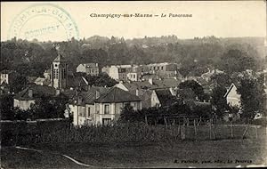 Ansichtskarte / Postkarte Champigny sur Marne Val de Marne, Le Panorama
