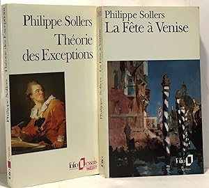 Seller image for Thorie des exceptions + La fte  Venise ---- 2 livres for sale by crealivres