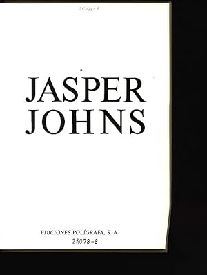 Bild des Verkufers fr Jasper Johns zum Verkauf von Antiquariat Bookfarm