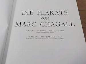 Bild des Verkufers fr Die Plakate von Marc Chagall Vorw. von Lopold Sdar Senghor. Einl. von Jean Adhmar zum Verkauf von Antiquariat Bookfarm
