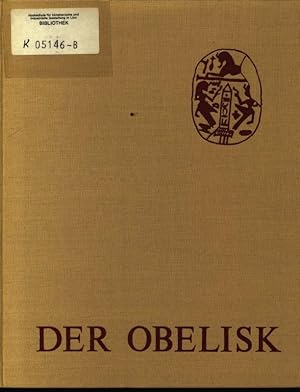 Seller image for Der Obelisk Ein Steinmal gyptischer Weltanschauung for sale by Antiquariat Bookfarm