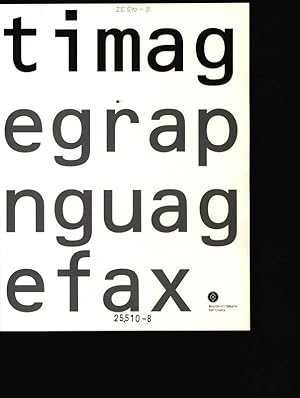 Seller image for Urgent images The graphic language of the fax for sale by Antiquariat Bookfarm