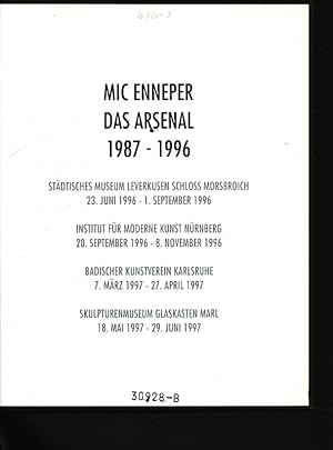 Bild des Verkufers fr Mic Enneper Stdtisches Museum Leverkusen Schloss Morsbroich, 23. Juni 1996 - 1. September 1996 . Skulpturenmuseum Glaskasten Marl, 18. Mai 1997 - 29. Juni 1997 zum Verkauf von Antiquariat Bookfarm