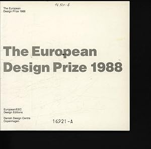 Imagen del vendedor de The European design prize 1988 a la venta por Antiquariat Bookfarm