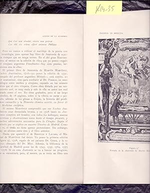 Seller image for LA ANATOMIA EN EL SIGLO XVIII Y LOS ANATOMICOS ESPAOLES (conferencia 10 diciembre 1934) for sale by Libreria 7 Soles