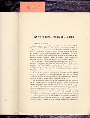 Imagen del vendedor de UNA NUEVA CUENCA CARBONIFERA EN GIJON - ASTURIAS - (discurso 24 noviembre 1943 en academia de ciencias) a la venta por Libreria 7 Soles