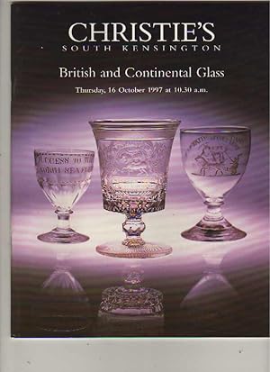 Christies October 1997 British and Continental Glass