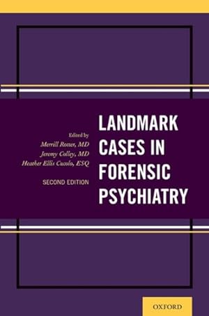 Immagine del venditore per Landmark Cases in Forensic Psychiatry venduto da GreatBookPrices