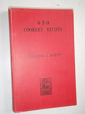 Imagen del vendedor de 650 Cookery Recipes from "Hilda's ''Where Is It?''" and "Hilda's 'Diary of a Cape Housekeeper'" a la venta por Westgate Bookshop