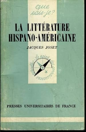 Image du vendeur pour Que sais-je? N 1485 La littrature hispano-amricaine mis en vente par Le-Livre