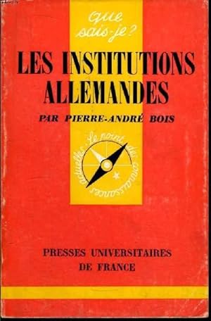 Seller image for Que sais-je? N 1448 Les institutions allemandes for sale by Le-Livre