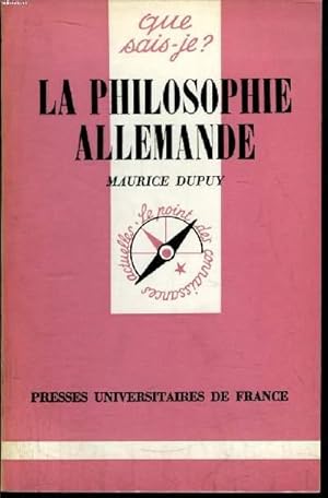 Imagen del vendedor de Que sais-je? N 1466 La philosophie allemande a la venta por Le-Livre