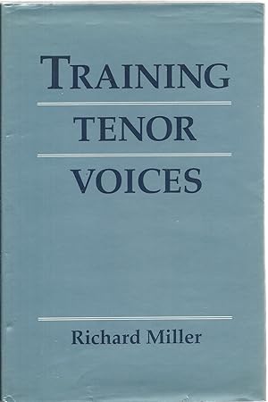 Seller image for Training Tenor Voices for sale by Sabra Books