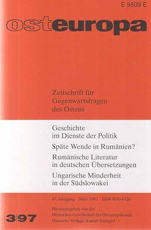 3 / 1997. osteuropa. Zeitschrift für Gegenwartsfragen des Ostens. 47. Jahrgang.