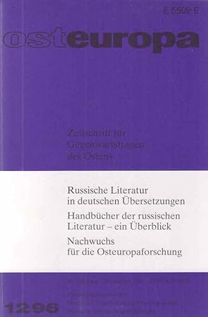 12 / 1996. osteuropa. Zeitschrift für Gegenwartsfragen des Ostens. 46. Jahrgang.
