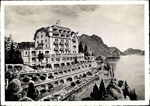 Image du vendeur pour Ansichtskarte / Postkarte Lugano Kanton Tessin Schweiz, Rheingold Hotel Eldorado mis en vente par akpool GmbH