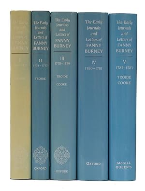 The Early Journals and Letters of Fanny Burney Edited by Lars E. Troide and Stewart J. Cooke.