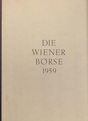 Die Wiener Börse 1959.
