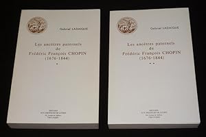 Image du vendeur pour Les Anctres paternels de Frdric Franois Chopin (2 volumes) mis en vente par Abraxas-libris