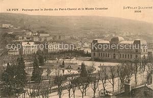 Image du vendeur pour Postkarte Carte Postale 13586097 Le Puy-en-Velay Paysage sur le Jardin du Fer a Cheval et le Musee Croza mis en vente par Versandhandel Boeger