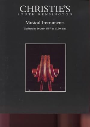 Christies July 1997 Musical Instruments