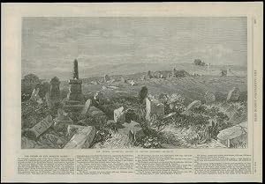 Seller image for 1869 ANTIQUE PRINT - CRIMEA British Soldiers Graves (248) for sale by Antique Paper Company