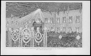 Seller image for 1874 Antique Print - RUSSIA MOSCOW Royal Marriage Governor Palace Ball (216) for sale by Antique Paper Company