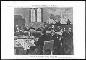 Seller image for 1898 Antique Print - LONDON House Commons Committee Old Bushmills Whiskey (312) for sale by Antique Paper Company