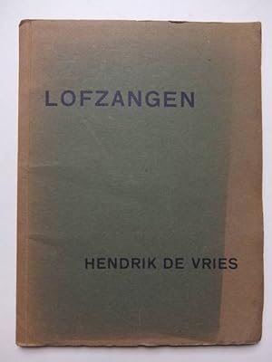 Bild des Verkufers fr Lofzangen. zum Verkauf von Antiquariaat De Boekenbeurs