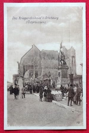 Ansichtskarte. AK Das Kriegerdenkaml in Ortelsburg (Ostpreussen)