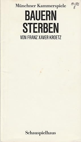 Seller image for Programmheft Urs Widmer TOP DOGS Premiere 27. Septembern 1997 Kleines Haus Spielzeit 1997 / 98 for sale by Programmhefte24 Schauspiel und Musiktheater der letzten 150 Jahre